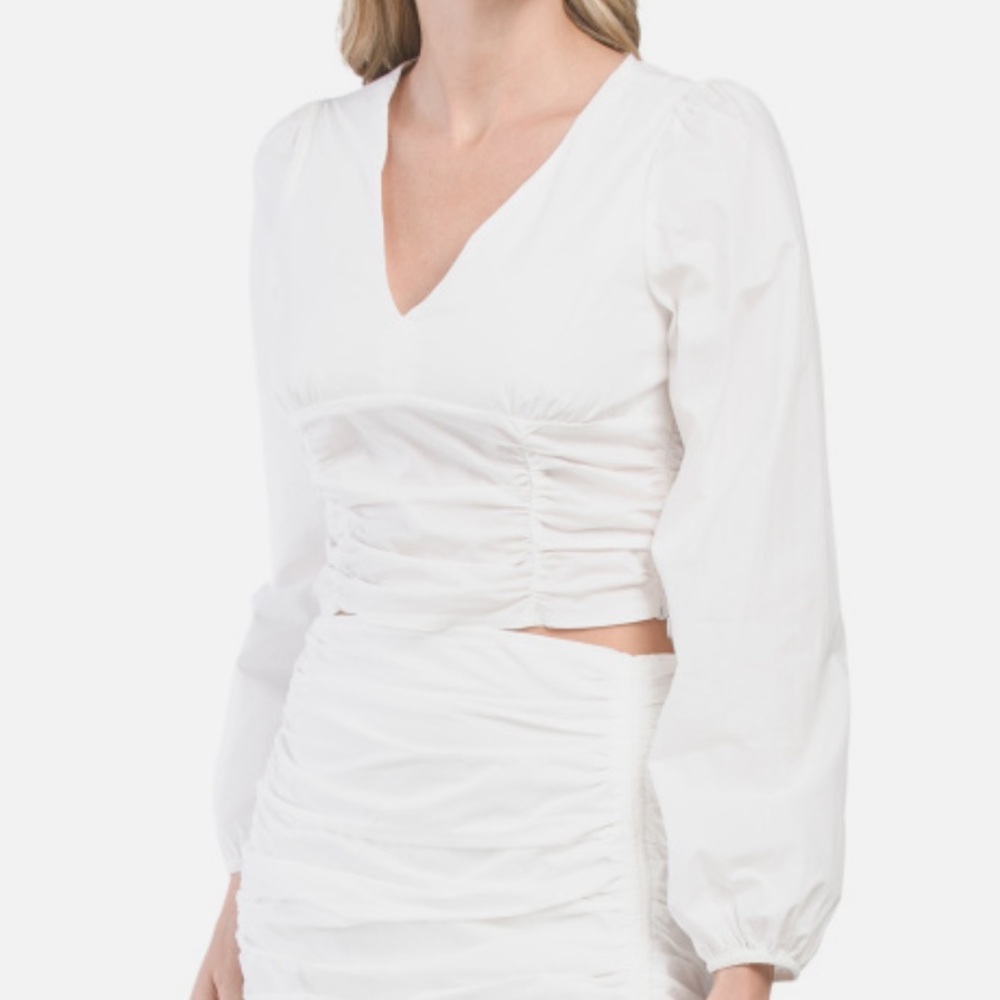 NWOT Emory Park White Blouse